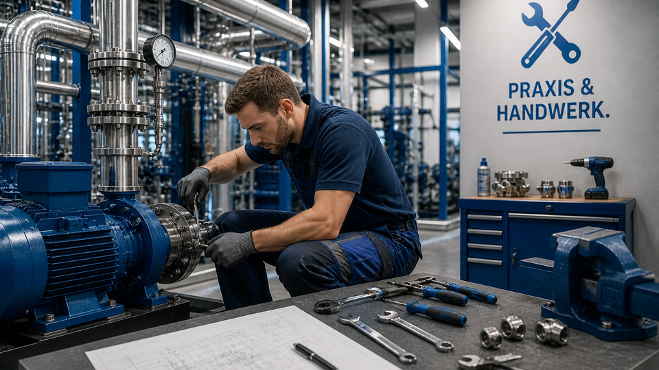 Werkstatttechnik und präzise Maschinenmontage